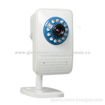 Wireless Home Security Mini Wi-Fi IP Camera, Free DDNS/Supports IE/Safari/Firefox/Google Chrome